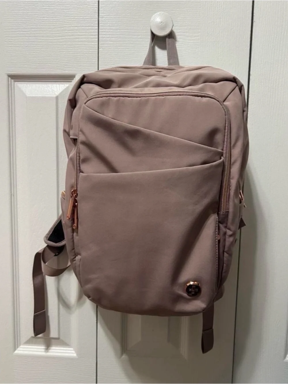 Men's Everyday Backpack in Dusty Rose - Minimal Design